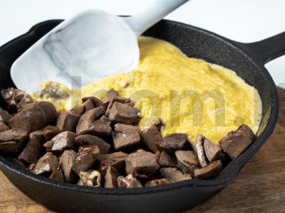 Kalakutienos širdys padaže Žingsnis 2