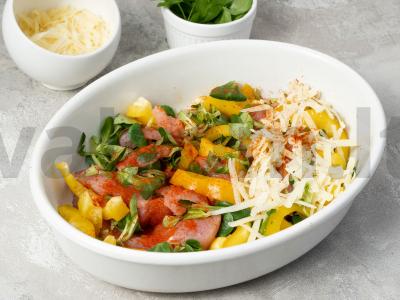 Kalakutiena su paprikomis ir sūriu orkaitėje Žingsnis 2