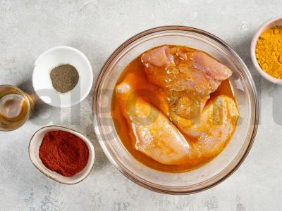 Kalakutiena ant druskos Žingsnis 1