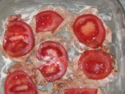 Kiauliena, kepta su grietinės, česnakų padažu ir sūriu Žingsnis 5