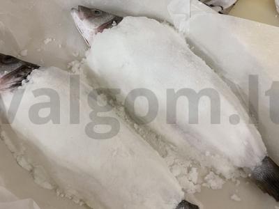 Jūriniai asilai druskos apvalkale. Žingsnis 4