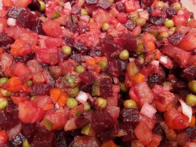 Tradicinė naminė vinaigretė pagrindine nuotrauka