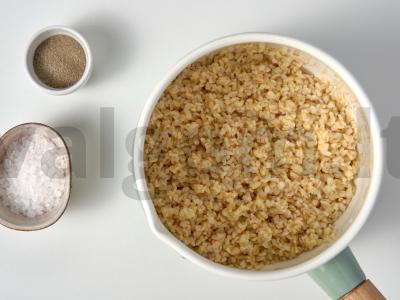 Skanus bulguras su grybais Žingsnis 2