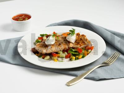 Keptuvėje keptas kalakutienos kepsnys su paprika pagrindine nuotrauka