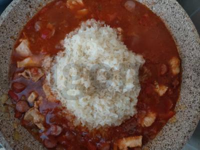 Jambalaya su jūros gėrybėmis Žingsnis 4