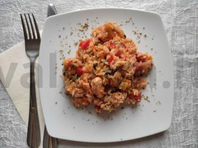 Jambalaya su jūros gėrybėmis pagrindine nuotrauka