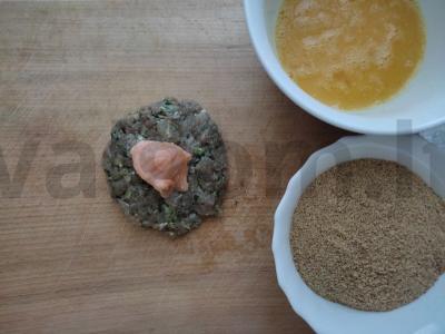 Karališki kotletai su lašišos įdaru Žingsnis 4
