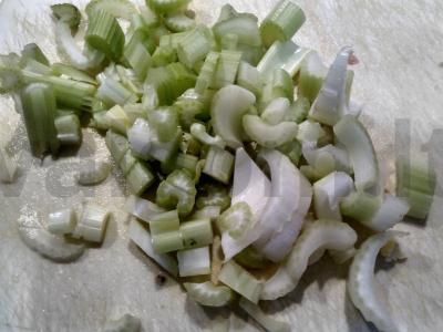 Špinatai ir citrusinių vaisių fraiche Žingsnis 2