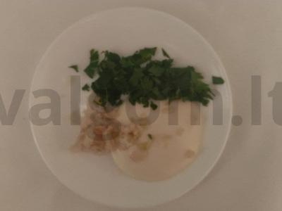 Paprastas baklažanų ir pomidorų užkandis Žingsnis 2