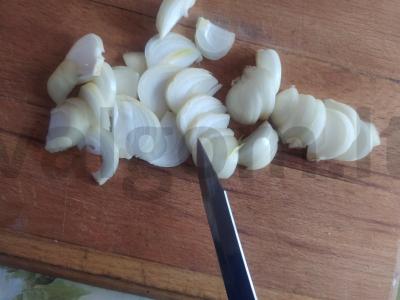 Skruostai su pomidorų sultimis Žingsnis 1