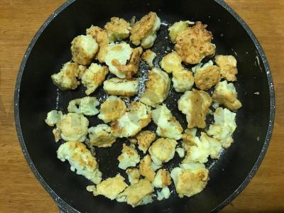 Žiediniai kopūstai kiaušinių plakinyje Žingsnis 2