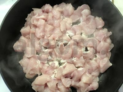 Greitas plovas su vištienos krūtinėle Žingsnis 3
