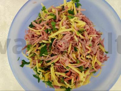 Pitos užkandis "Trikampiai" Žingsnis 1