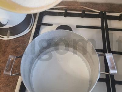 Košė su makadamijos riešutais Žingsnis 1