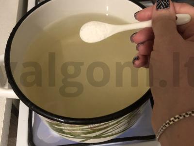 Sūrio sriuba su mėsos kukuliais Žingsnis 1