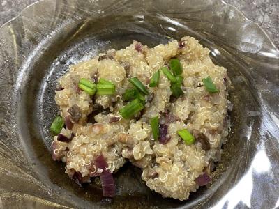 Quinoa su grybais Žingsnis 5