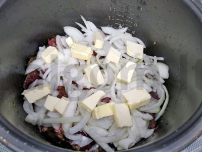 Gardi jautiena sojų padaže. Žingsnis 1