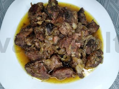 Gardi jautiena sojų padaže. Žingsnis 2