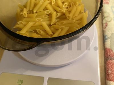 Penne grietinėlės ir sūrio padaže su sūriu Žingsnis 2