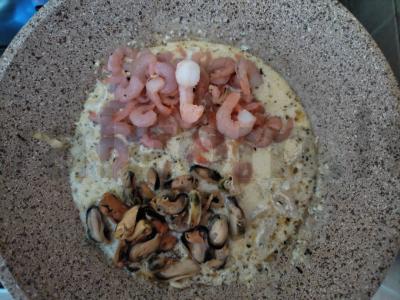 Itališki jūros uosto makaronai. Žingsnis 2