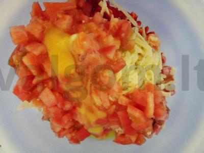 Originalus užkandis su dešra, paprikomis ir brynza Žingsnis 3