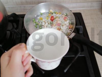 Daržovės su ryžiais Žingsnis 3