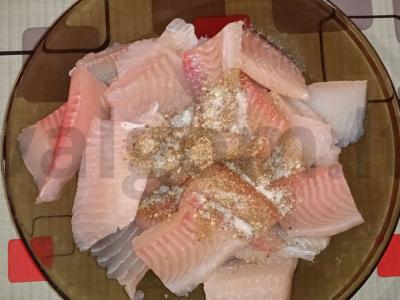 Tilapija grietinėje su pomidorais ir sūriu Žingsnis 2