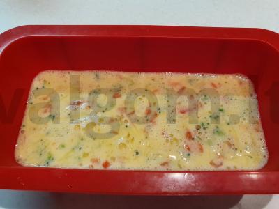 Daržovių oro omletas Žingsnis 5