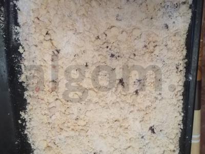 Kapotas pyragas su juodaisiais serbentais Žingsnis 6