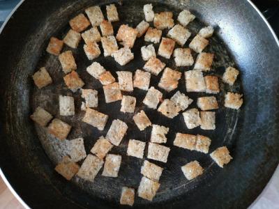 Švelnus Cezaris su vištiena. Žingsnis 2