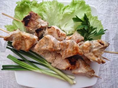 Sultingas kiaulienos kebabas pagrindine nuotrauka