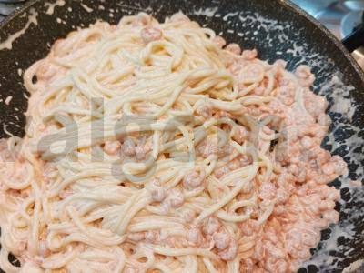 Krevečių makaronai pagrindine nuotrauka