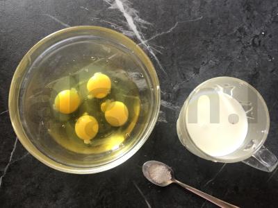 Omletas orkaitėje Žingsnis 1