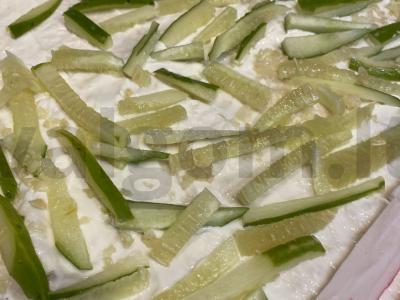 Krabų suktinukas pitos duonoje Žingsnis 3
