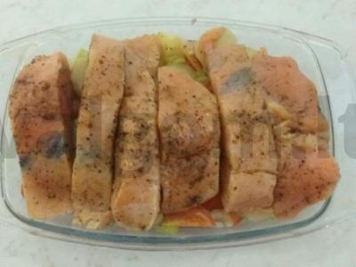 Kepta lašiša su bulvėmis ir salierais Žingsnis 5