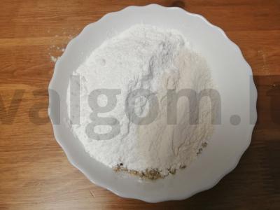 Biudžetinis makaronų desertas Žingsnis 3