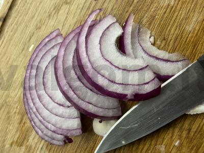 Makaronai su daržovėmis ir vištiena Žingsnis 3