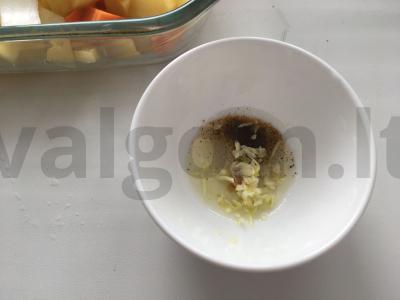 Kalakutiena su daržovių garnyru Žingsnis 2