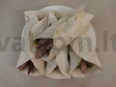 Aštrios fajitos su jautienos kepsniais ir gvakomole pagrindine nuotrauka