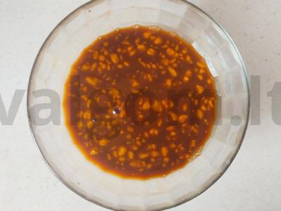 Gardus kalakutienos kebabas garstyčių ir medaus marinate Žingsnis 2