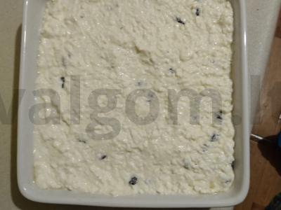 Pieno apkepas iš varškės su sultenėmis Žingsnis 4