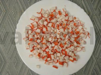 Jūros gėrybių salotos su kalmarais Žingsnis 1