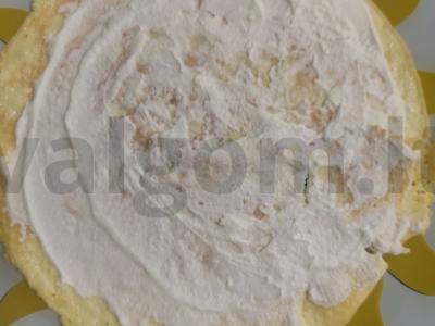 Žuvies ir agurkų omletas Žingsnis 3