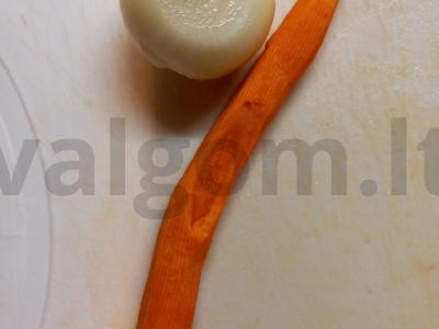 Sūrio sriuba su skrebučiais Žingsnis 2