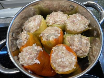 Įdaryta paprika su ryžiais "Vasara" Žingsnis 5