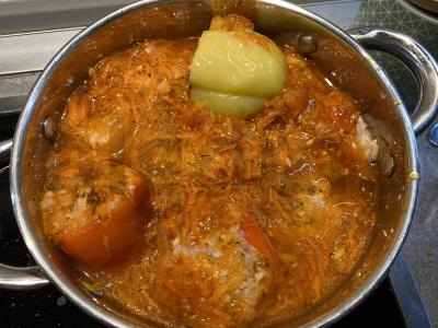 Įdaryta paprika su ryžiais "Vasara" Žingsnis 6