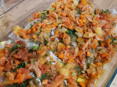 Skumbrė su bulvėmis Žingsnis 4