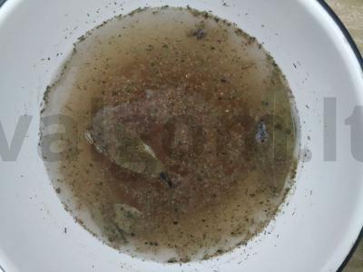 Gavėnios salotos su žuvimi ir daržovėmis Žingsnis 2