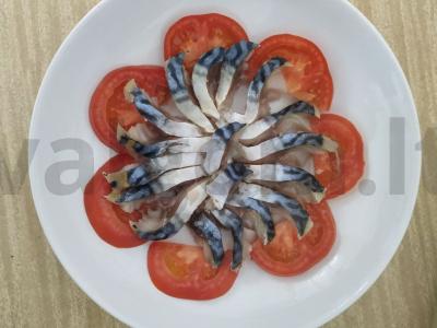 Gavėnios salotos su žuvimi ir daržovėmis Žingsnis 5