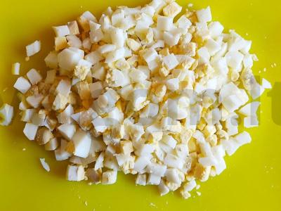 Karališkosios salotos su lašiša ir krevetėmis Žingsnis 1